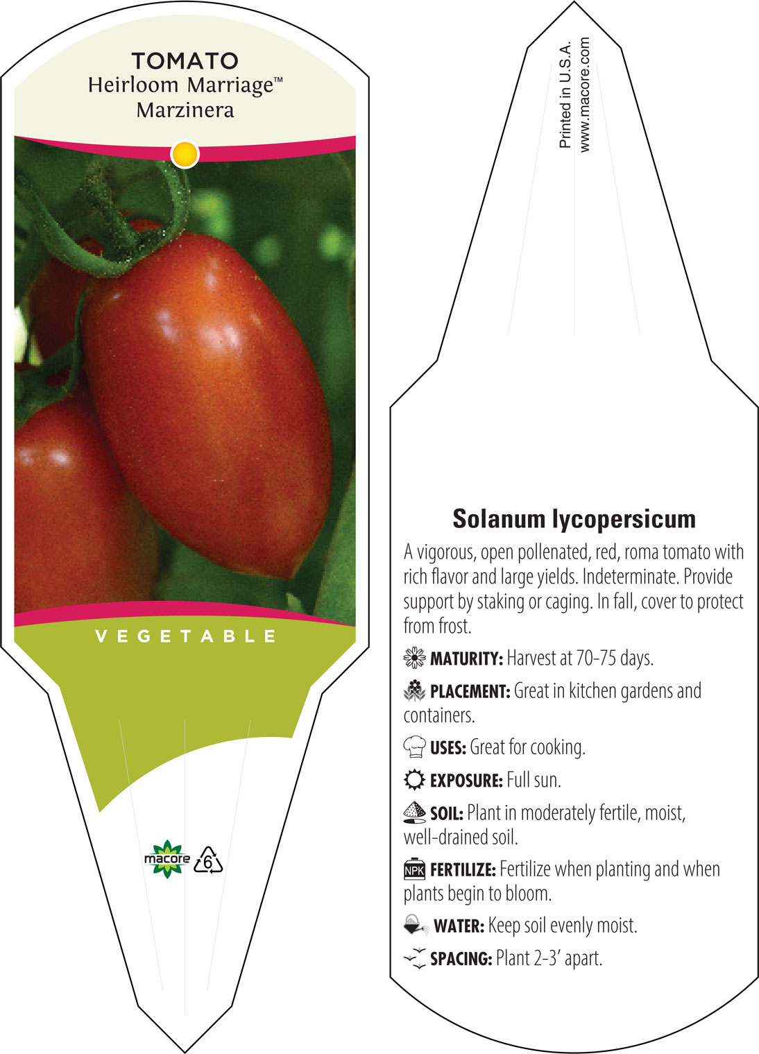 Macore- Stakes, Tags, & Labels for the Horticulture Industry 